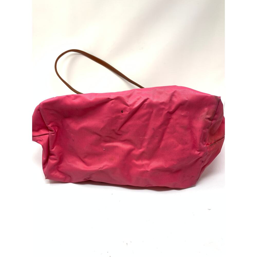 Longchamp Nylon Le Pliage Top Handle Bag in Flower /Pink Small AS IS CONDITION - Picture 5 of 13